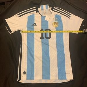Lionel Messi Argentina Authentic Jersey World Cup 2022 Size Small